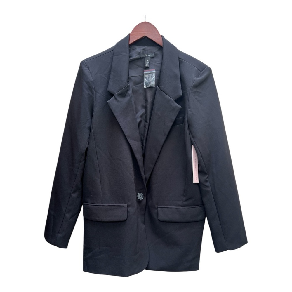 Aqua Women's Black Oversized Blazer - Bloomingdale’s Exclusive - NWT